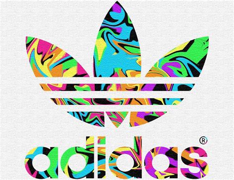 adidas multicolor logos.